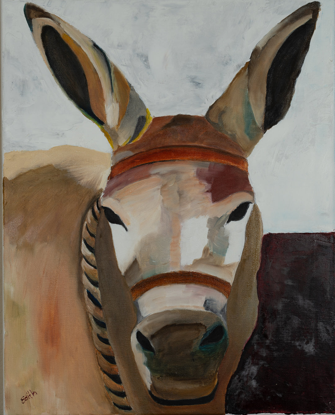 Burro del Pueblo 16" X 20" Giclée