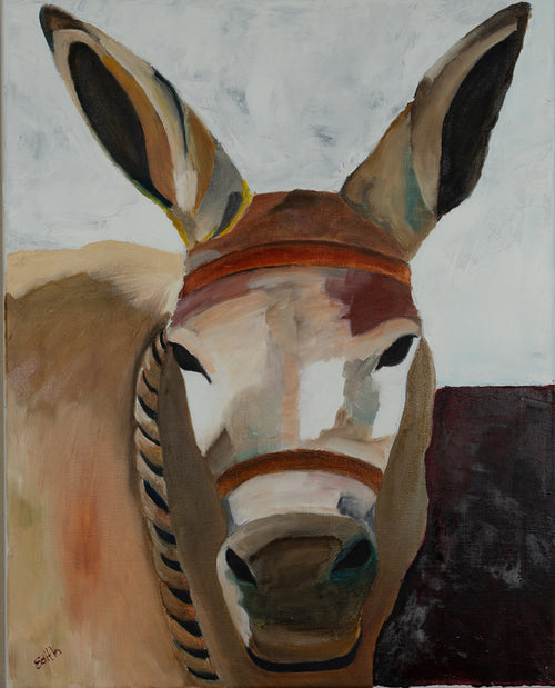 Burro del Pueblo 16" X 20" Giclée