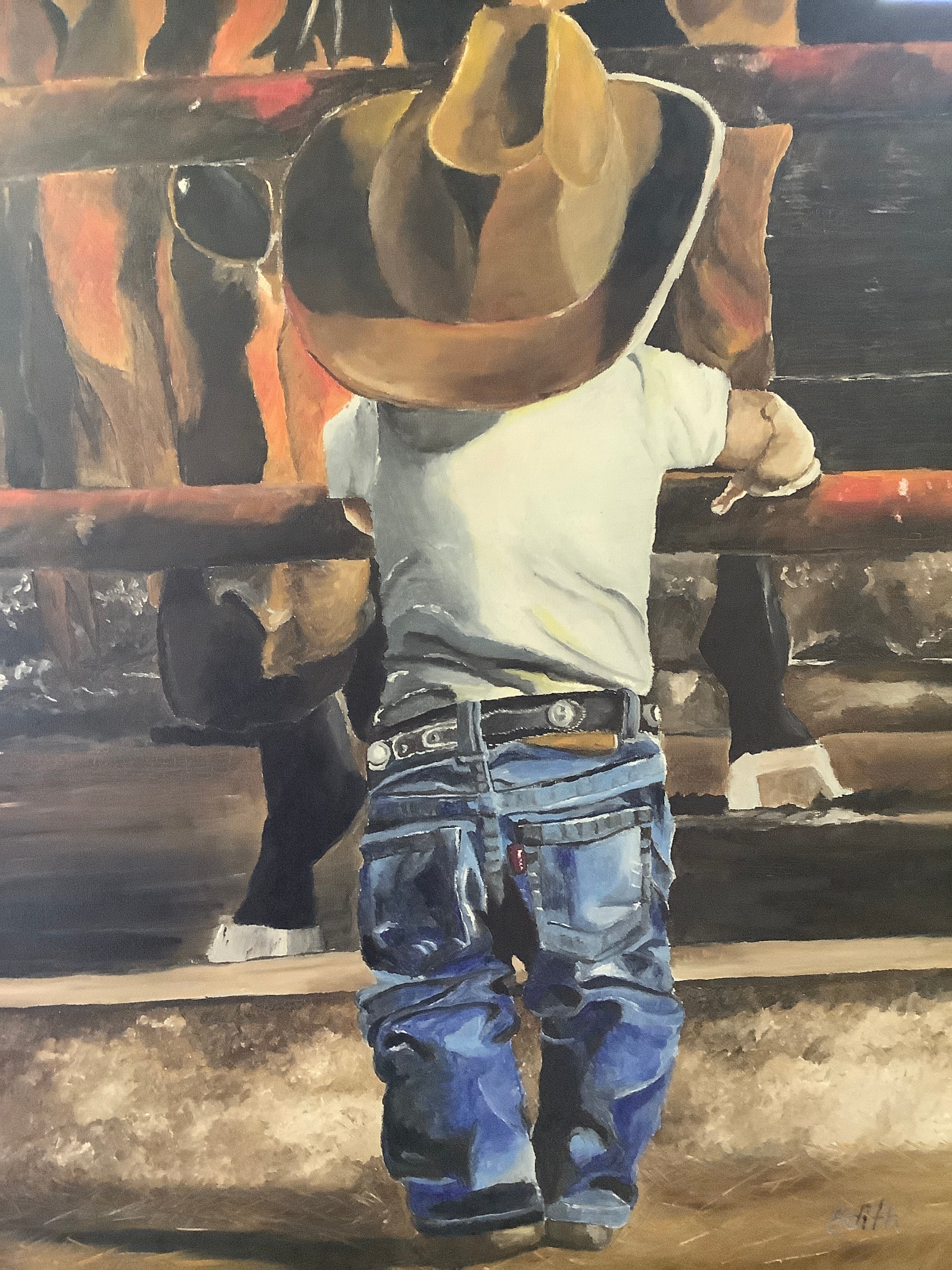 Vaquerito Original Painting