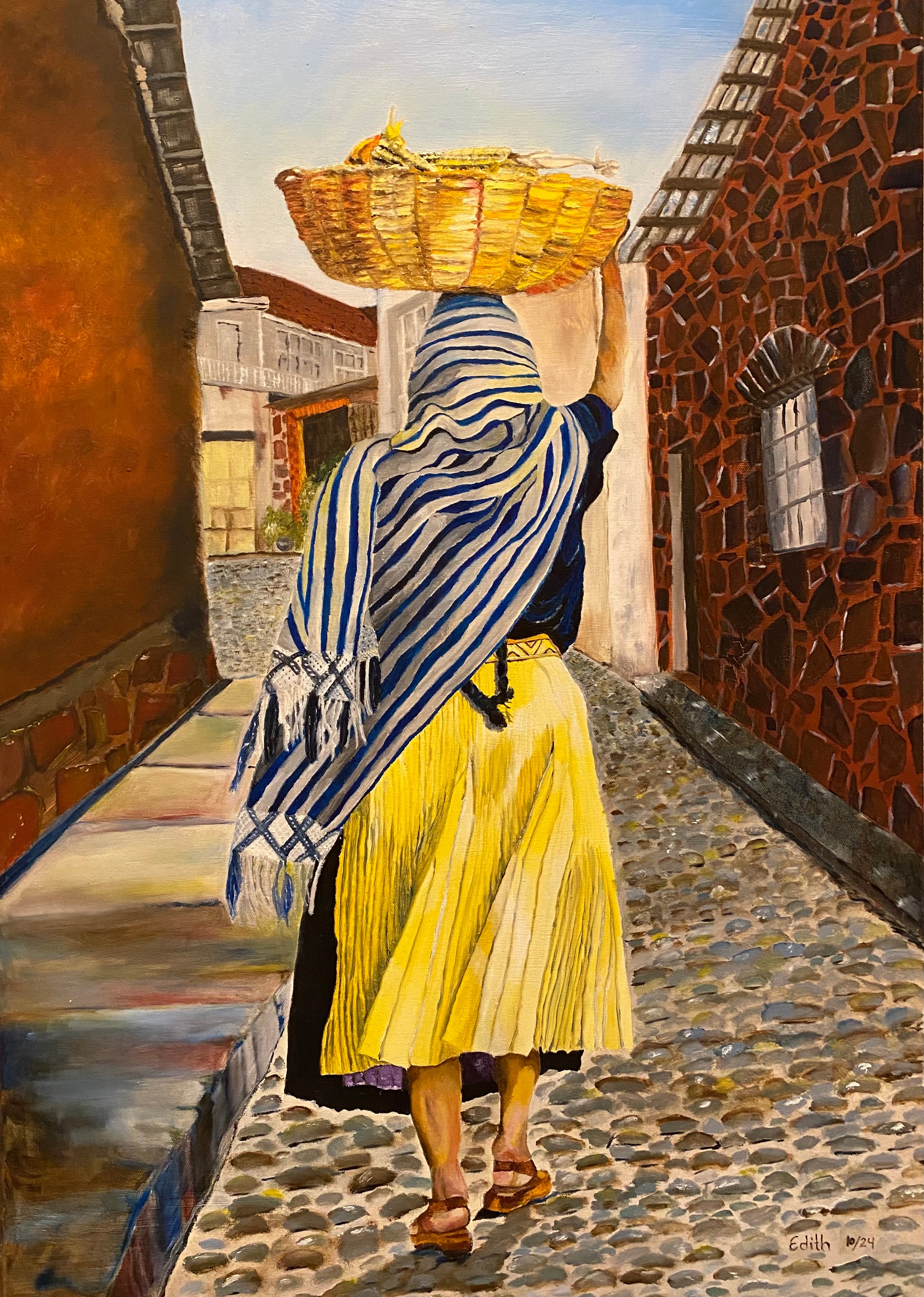 Vendedora Original Painting