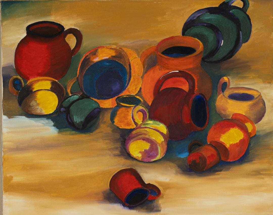 Ollas de Barro Canvas Print