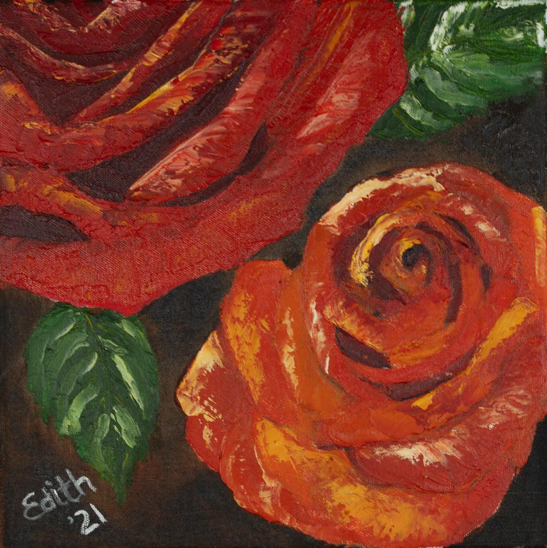 Orange Rose Canvas Print
